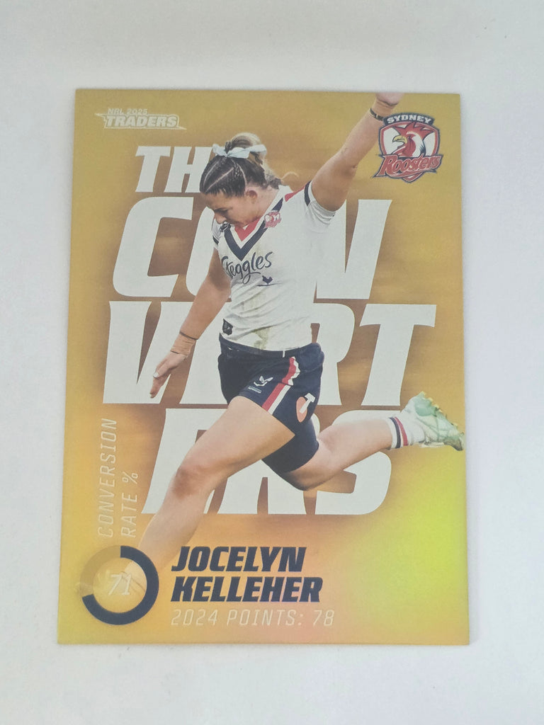 NRL 2025 Traders Titanium| Converters Parallel #TCP26 Jocelyn Kelleher Roosters