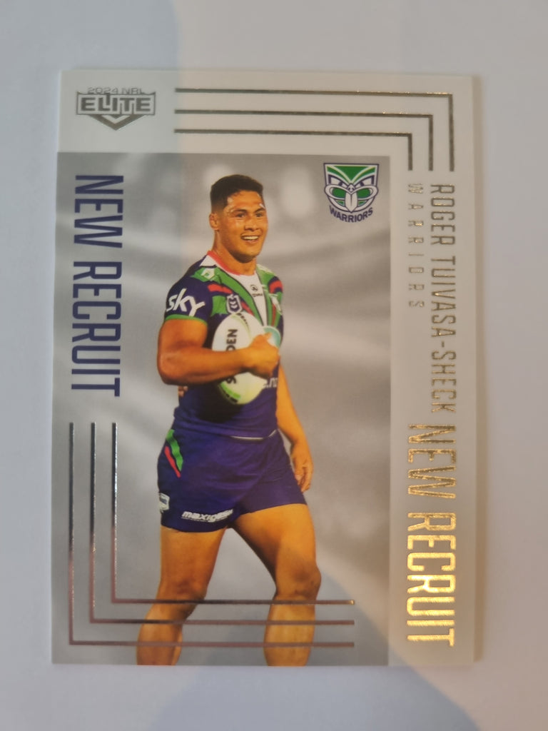 2024 Elite NRL - New Recruit - #NR32 - Roger Tuivasa-Sheck - Warriors