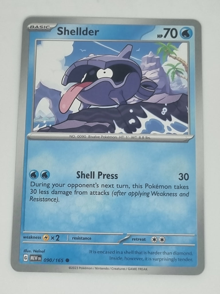 Pokemon TCG - Pokemon 151 - #090/165 - Shellder - Common