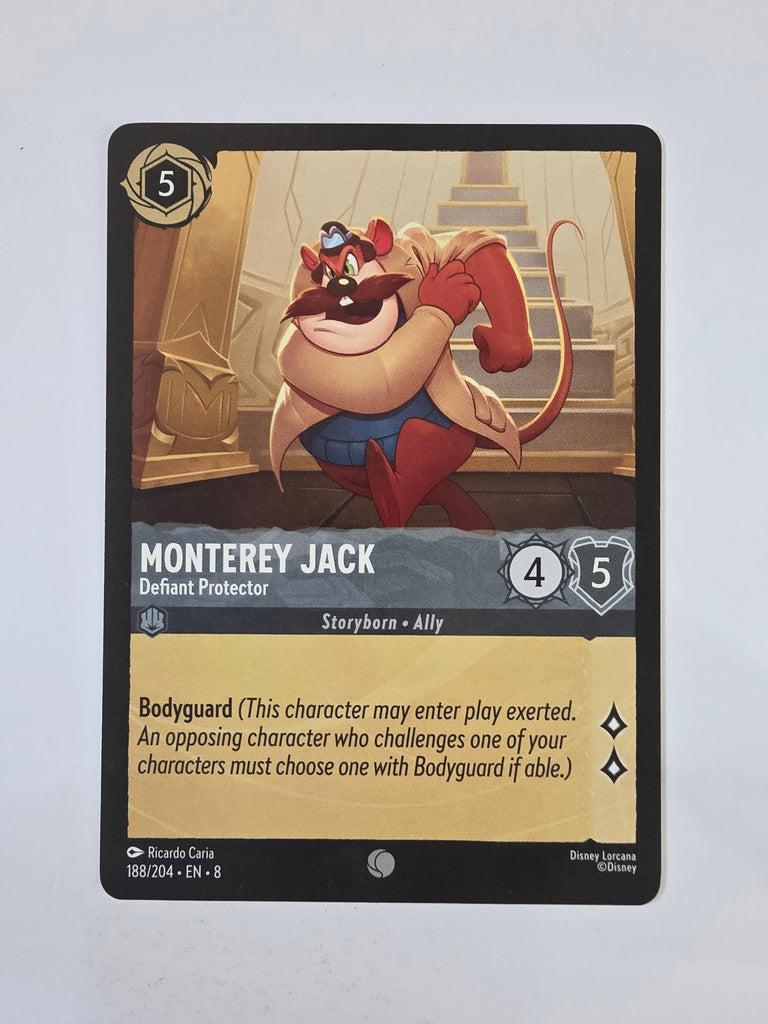 Disney Lorcana Reign of Jafar | Monterey Jack Defiant Protector | #188 | Common