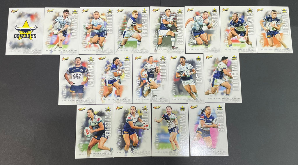 NRL 2026 League Heroes | Base Team Set (17 Cards)| Canberra Raiders
