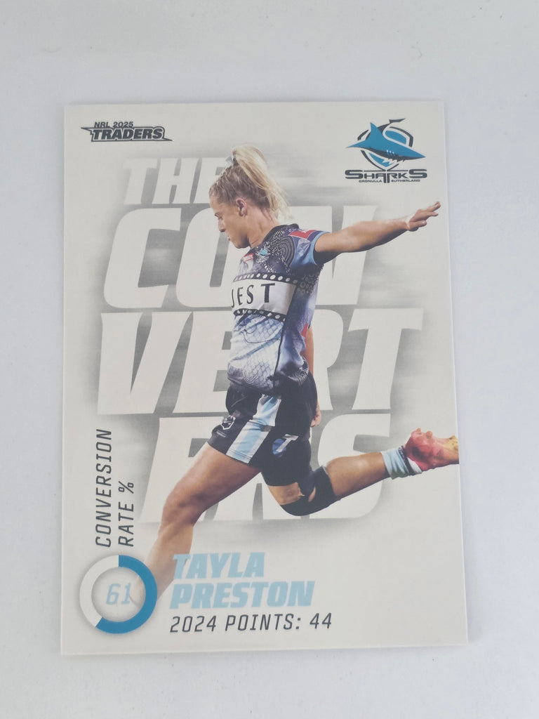 NRL 2025 Traders | Converters | #TC20 | Tayla Preston | Sharks