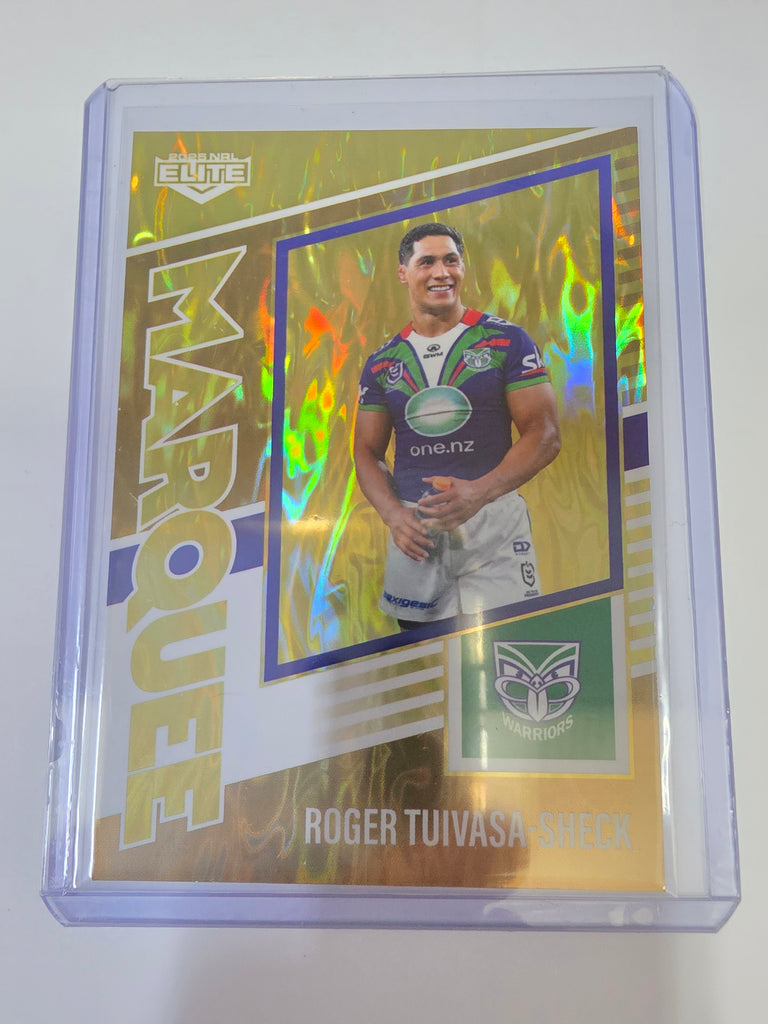 NRL 2025 Elite | Marquee Gold | #MG40 | Roger Tuivasa-Sheck | #29/93 | Warriors