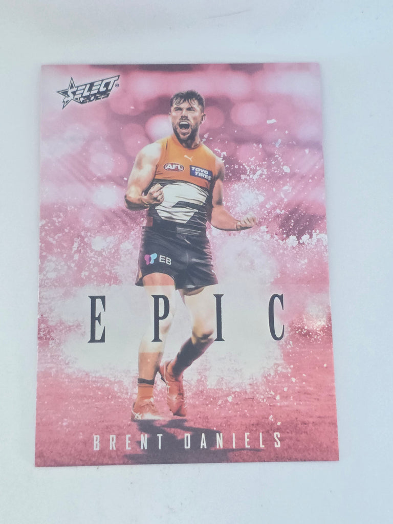 AFL Footy Stars 2025 | Epic Red | #ER37 | B. Daniels | GWS Giants