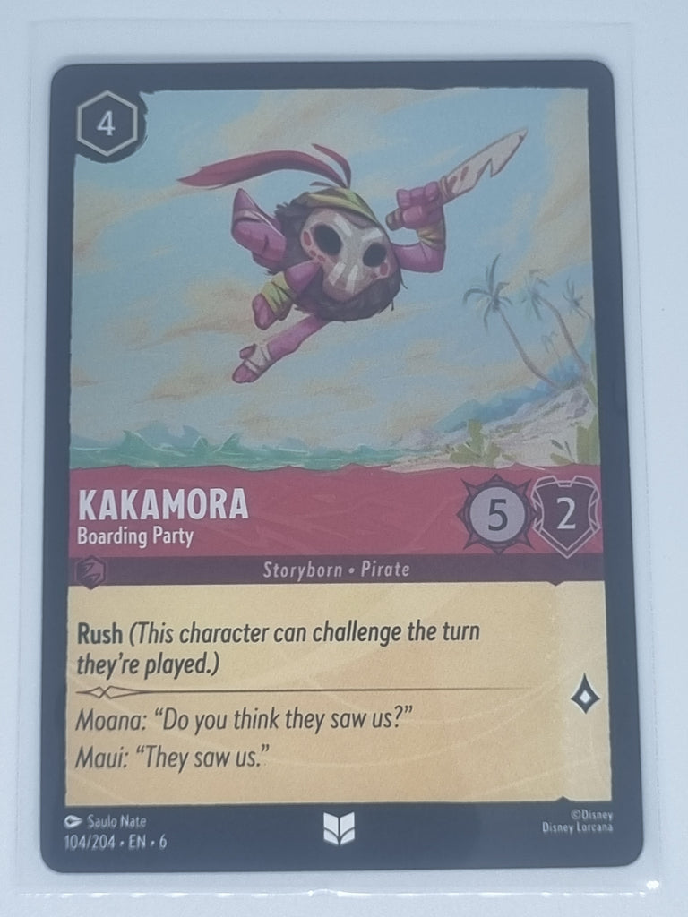 Lorcana Azurite Sea - COLDFOIL - Kakamora - Boarding Party - #104/204 - Uncommon