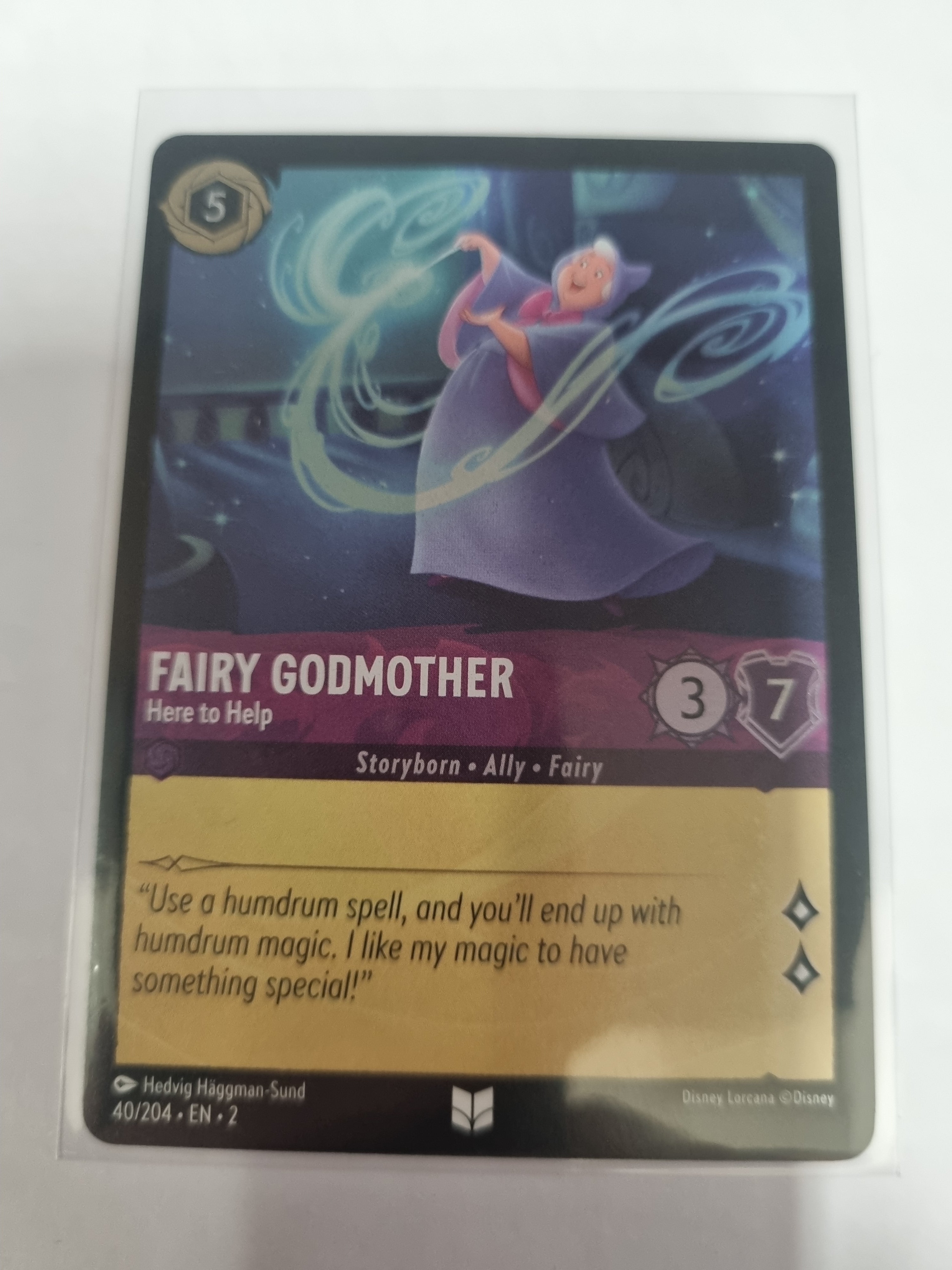Lorcana - Floodborn - #40/204 - FOIL - Fairy Godmother
