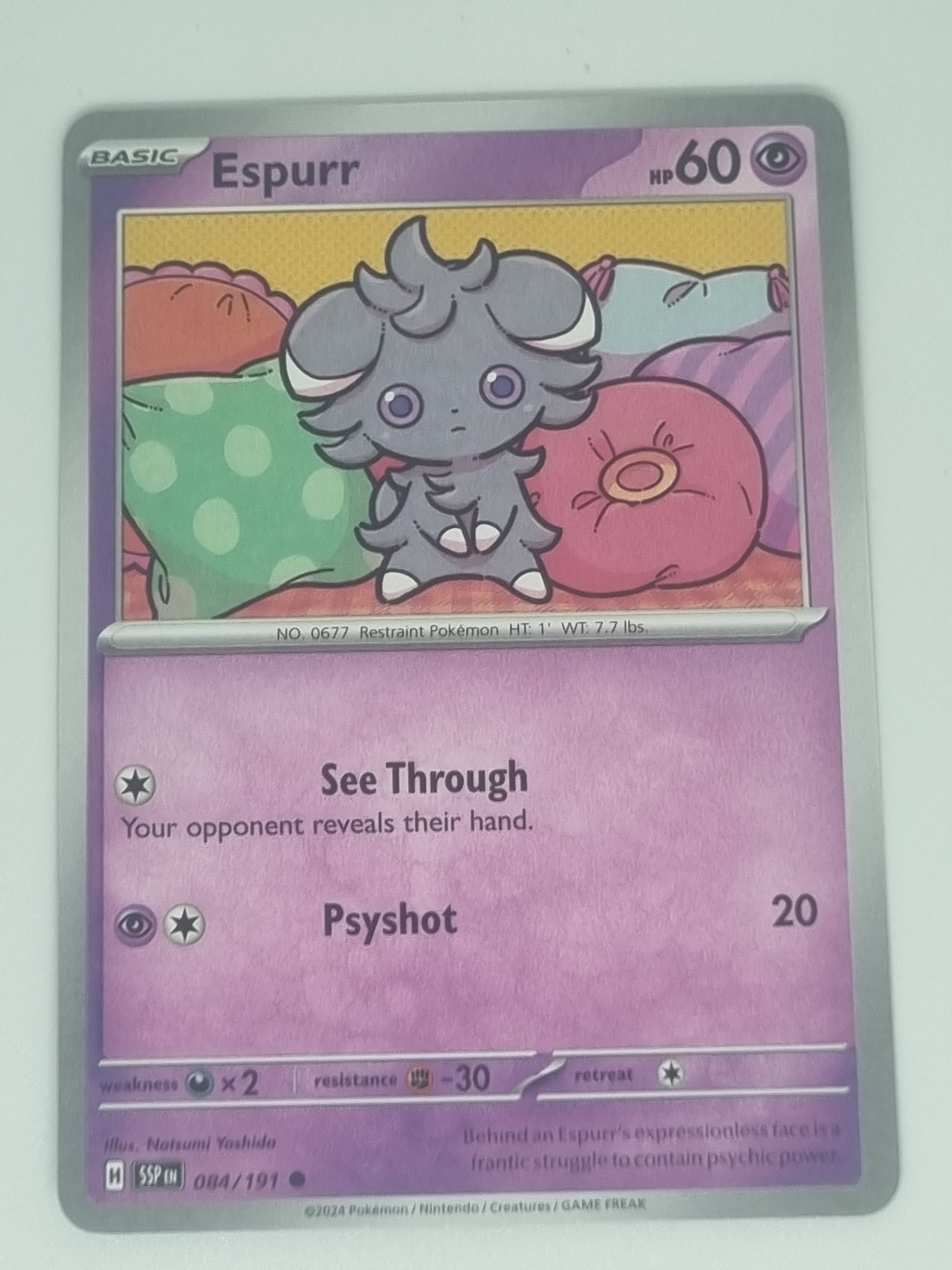 Pokemon TCG - Surging Sparks - #084/191 - Espurr