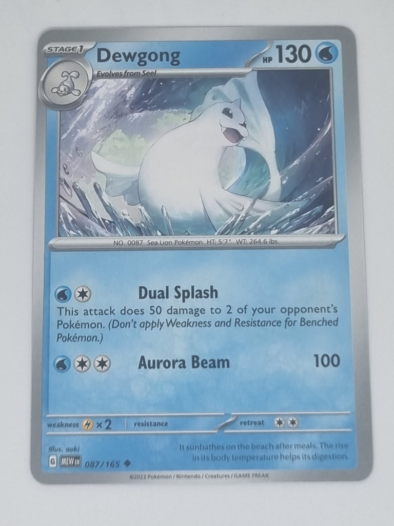 Pokemon TCG - Pokemon 151 - #087/165 - Dewgong - Uncommon