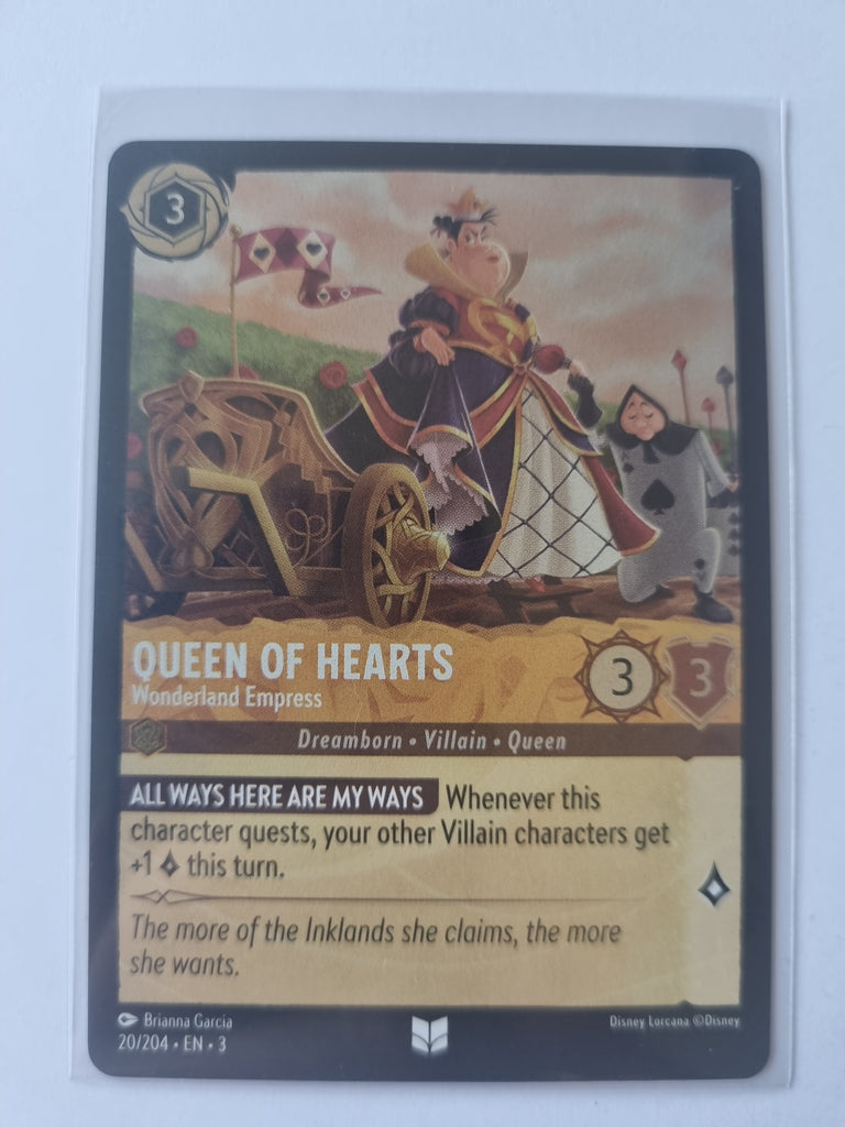 Into the Inklands FOIL Queen of Hearts Wonderland Empress 020/204 Uncommon