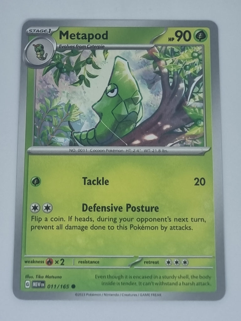 Pokemon TCG - Pokemon 151 - #011/165 - Metapod - Common