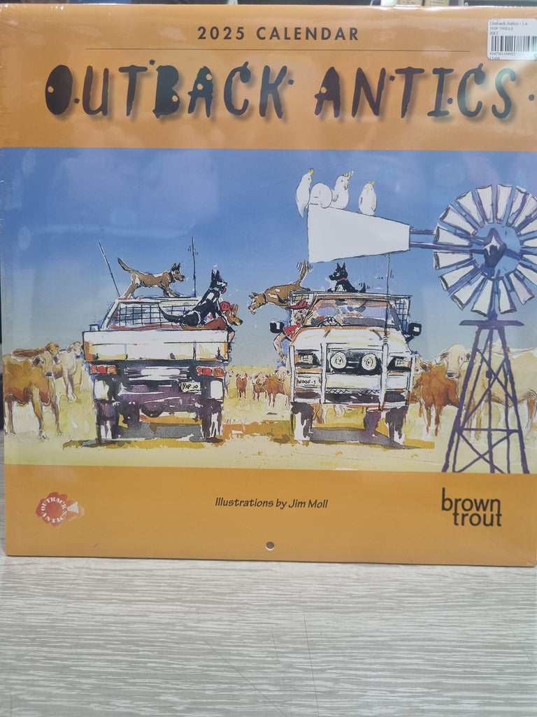 Outback Antics - Large 30x30cm - 2025 Calendar