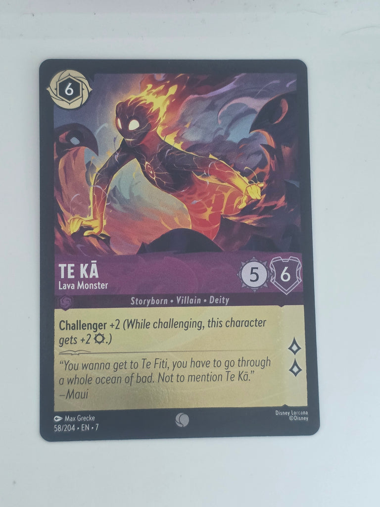 Lorcana | Archazia's Island | COLDFOIL | #58/204 | Te Ka - Lava Monster | Common