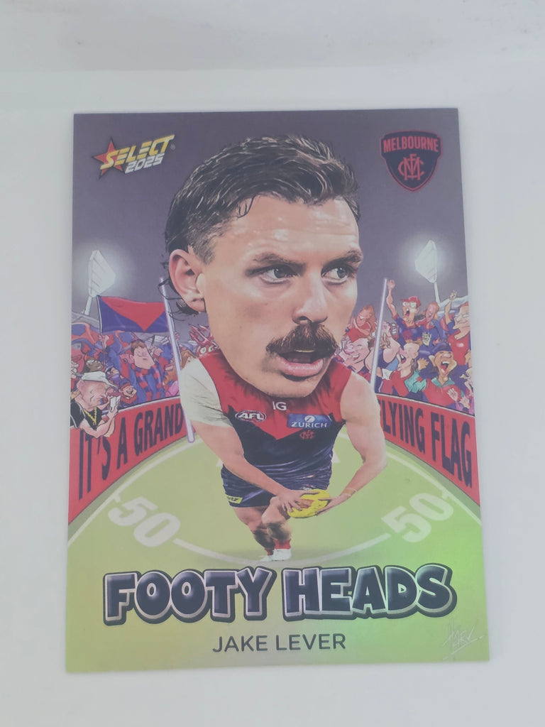 AFL Footy Stars 2025 | Footy Heads | #FH63 | J. Lever | Melbourne