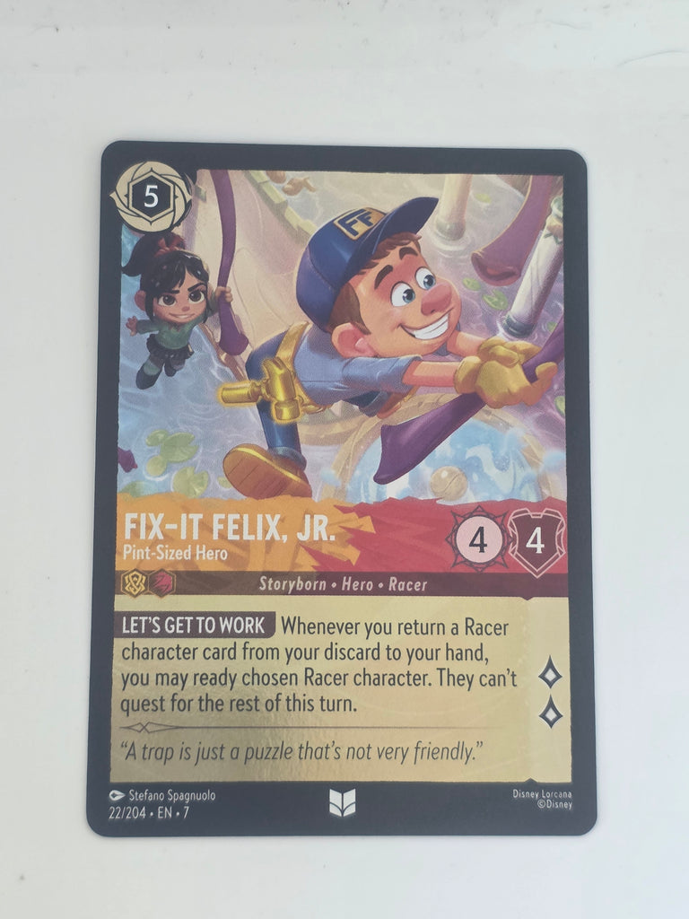 Archazia's Island COLDFOIL #22/204 Fix-It Felix, Jr - Pint Sized Hero | U/C