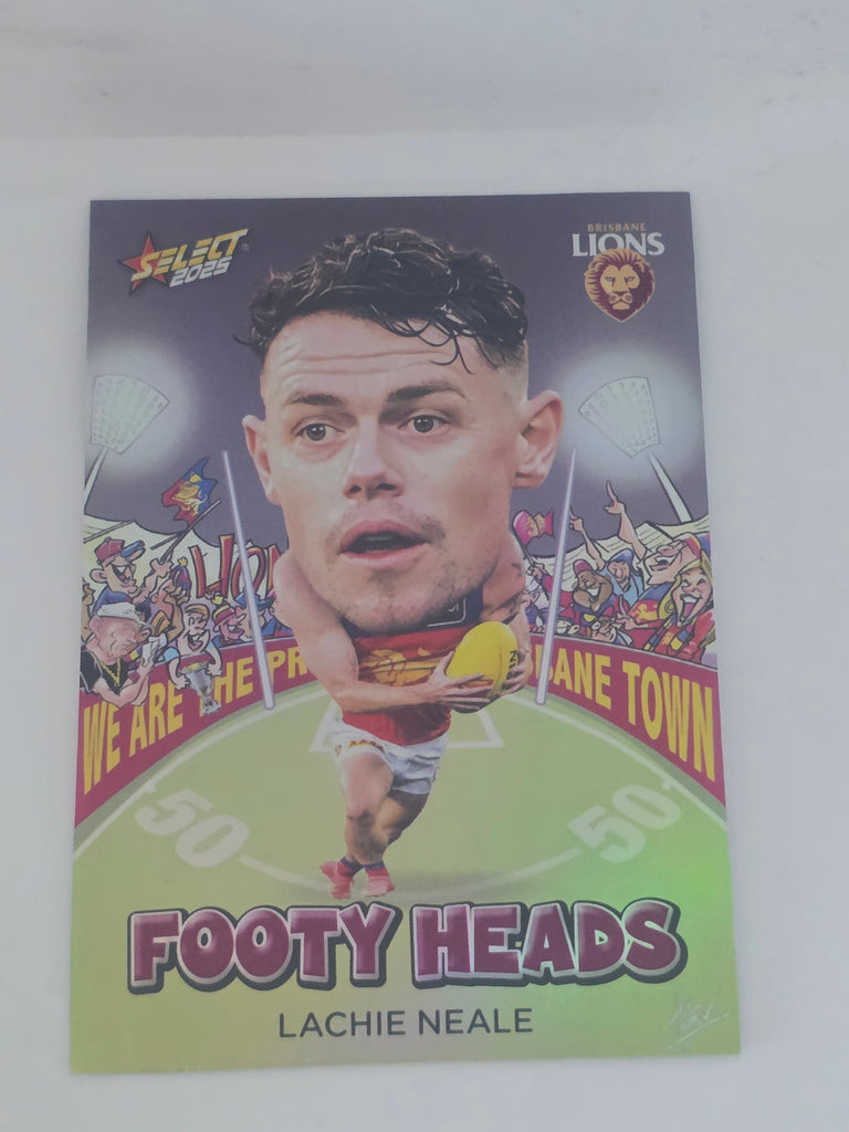 AFL Footy Stars 2025 | Footy Heads | #FH12 | L. Neale | Brisbane Lions