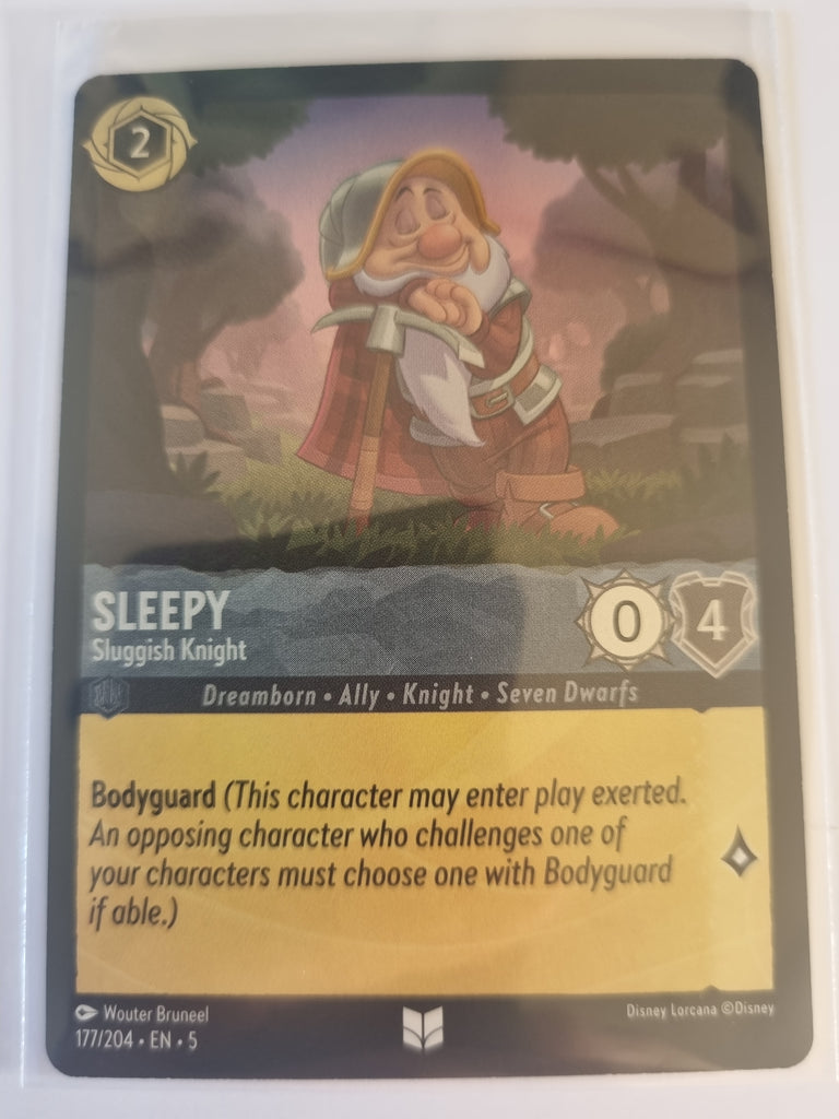 Shimmering Skies - FOIL - Sleepy - Sluggish Knight - 177/204 - Uncommon