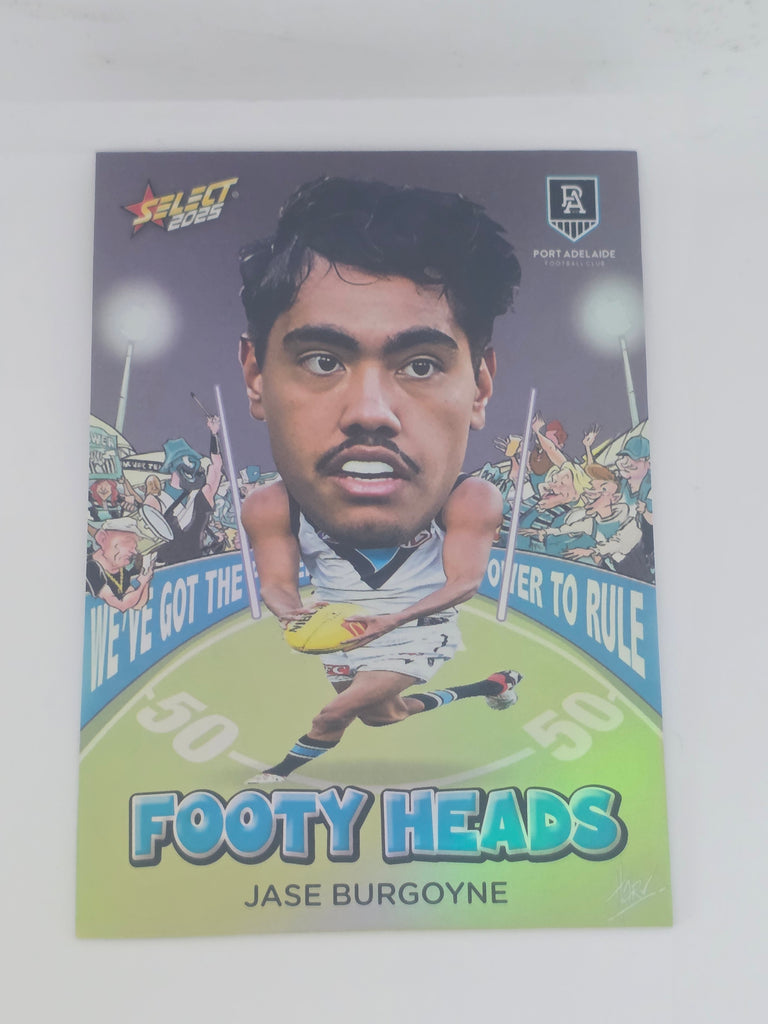 AFL Footy Stars 2025 | Footy Heads | #FH73 | J. Burgoyne | Port Adelaide