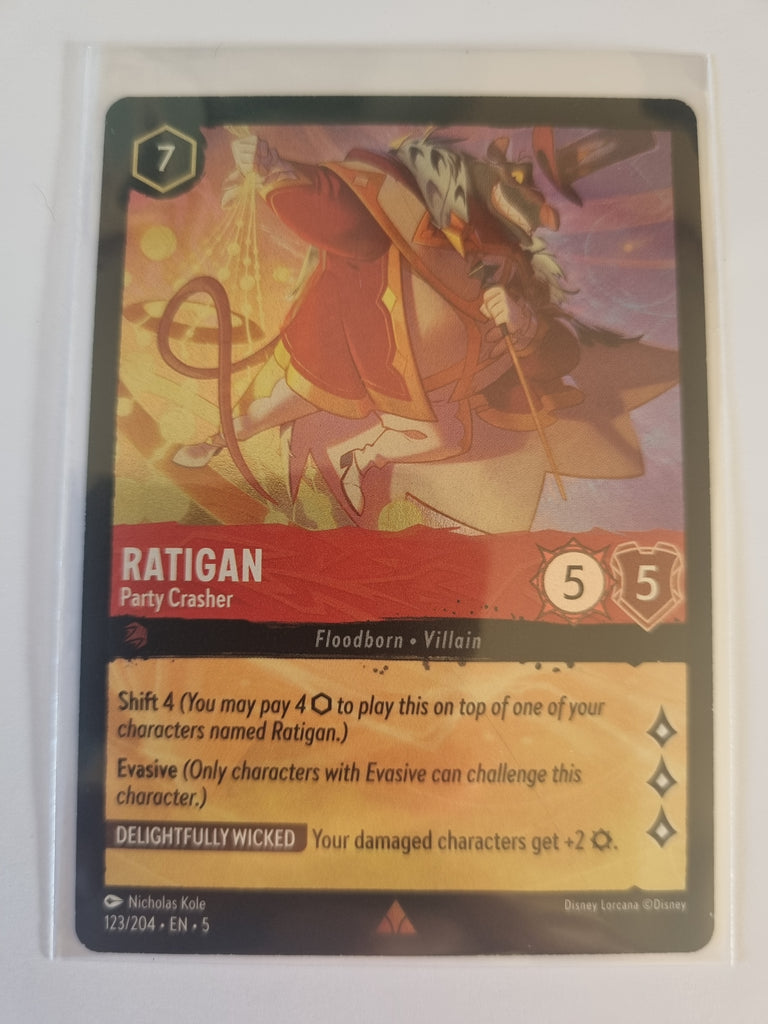 Shimmering Skies - FOIL - Ratigan - Party Crasher - 123/204 - Rare