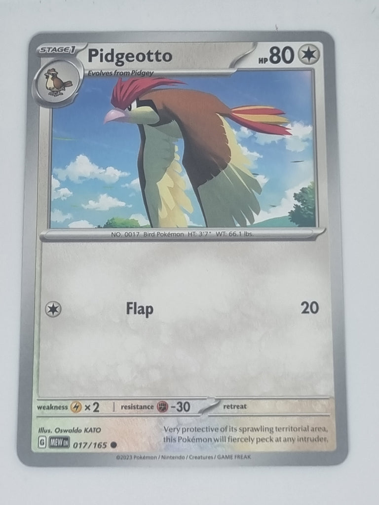 Pokemon TCG - Pokemon 151 - #017/165 - Pidgeotto - Common