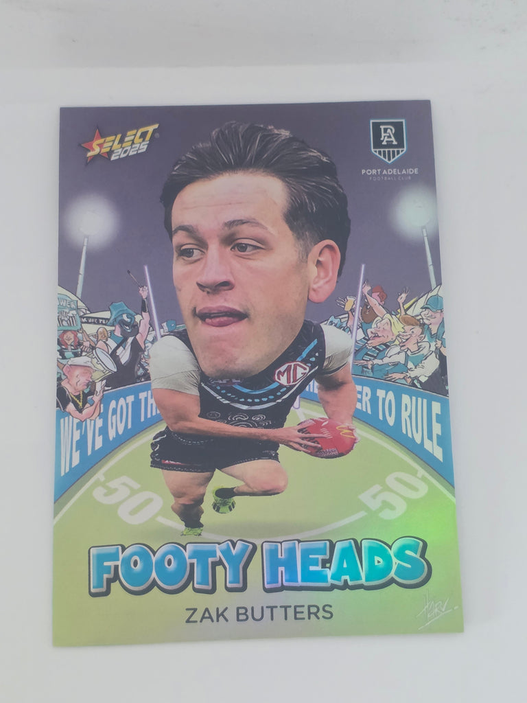 AFL Footy Stars 2025 | Footy Heads | #FH74 | Z. Butters | Port Adelaide