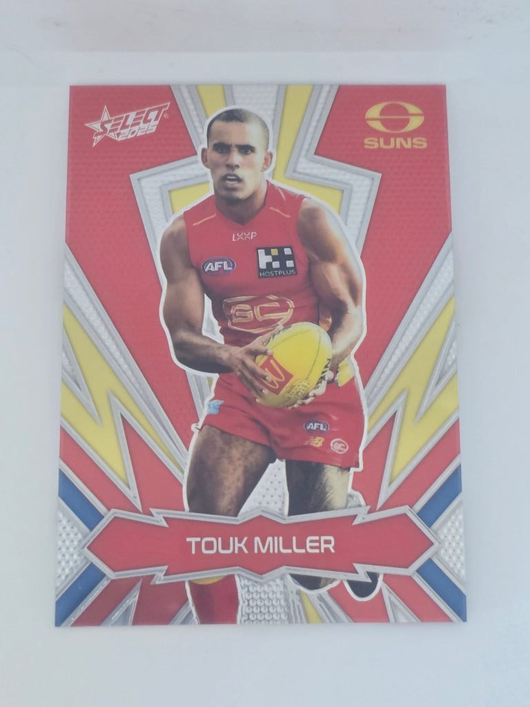 AFL Footy Stars 2025 | Luminous Thunderbolt | #LT104 | T. Miller Gold Coast Suns