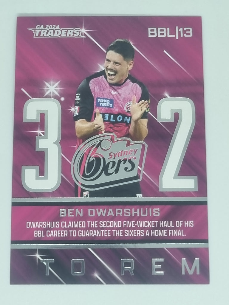 2024-25 LUXE Cricket - Season to Remember - #STR20 - Ben Dwarshuis - Sixers