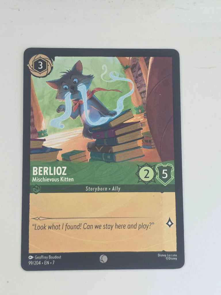 Lorcana | Archazia's Island | #99/204 | Berlioz - Mischevious Kitten | Common