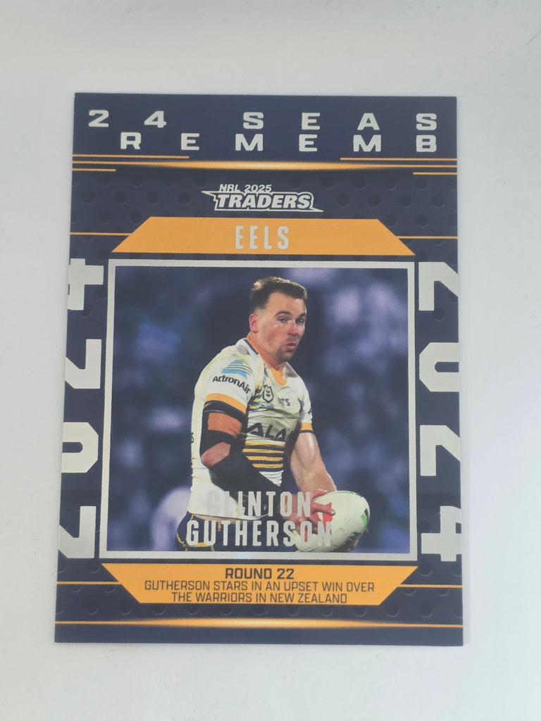 NRL 2025 Traders | 2024 Season to Remember | #SR32 | Clinton Gutherson | Eels