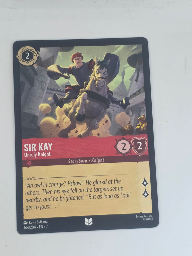 Lorcana | Archazia's Island | #144/204 | Sir Kay - Unruly Knight | Uncommon