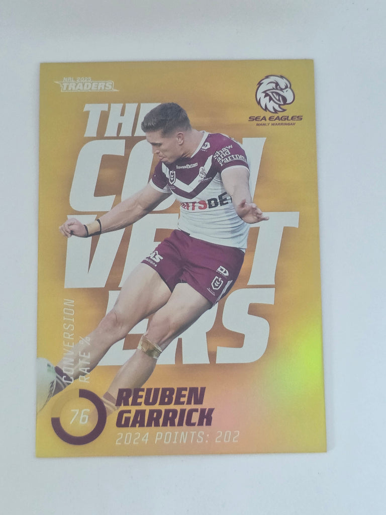 NRL 2025 Traders Titanium| Converters Parallel #TCP7 | Reuben Garrick Sea-Eagles