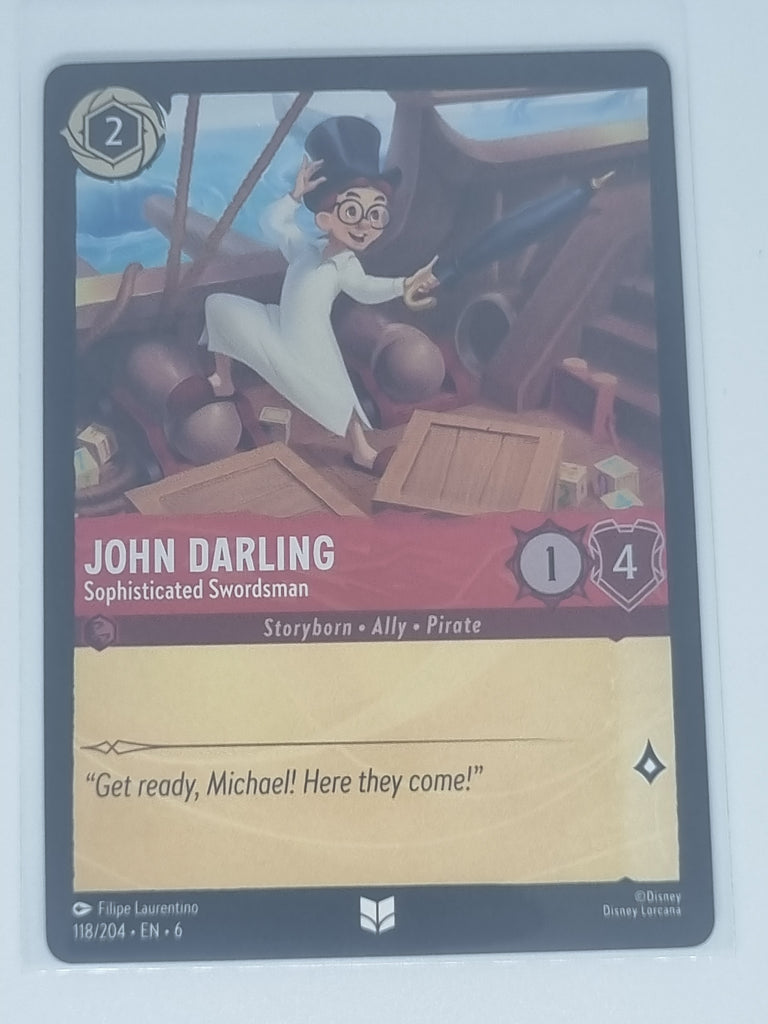 Azurite Sea - COLDFOIL - John Darling - Sophisticated Swordsman 118/204 Uncommon