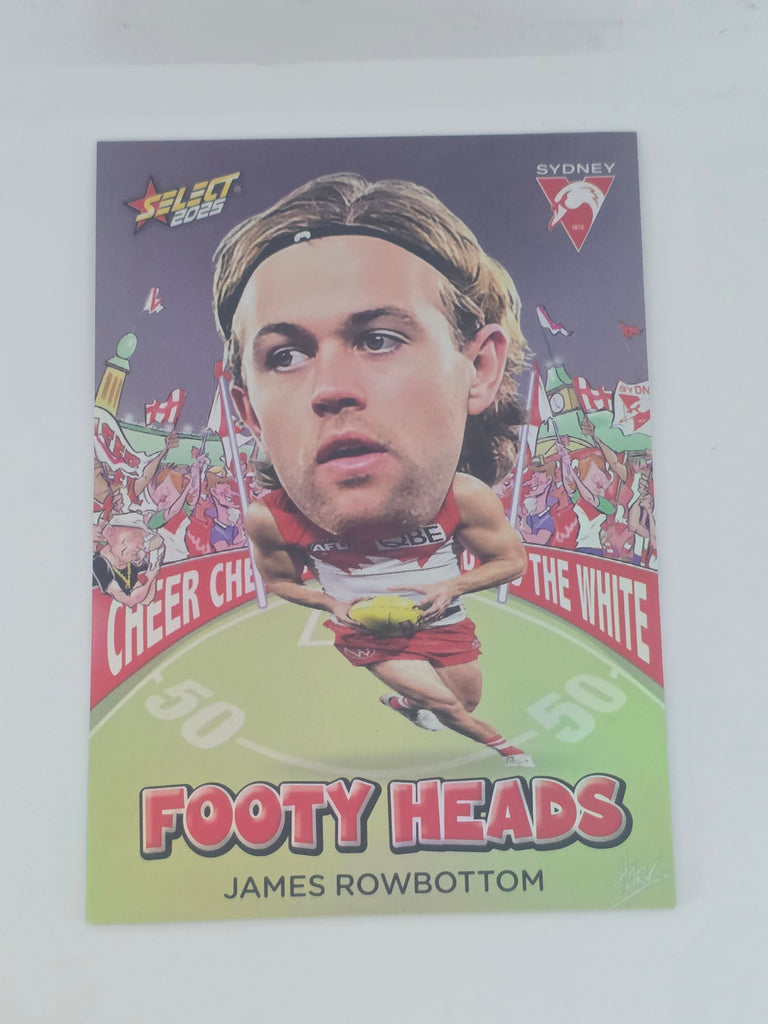 AFL Footy Stars 2025 | Footy Heads | #FH95 | J. Rowbottom | Sydney Swans