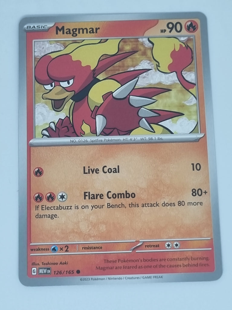 Pokemon TCG - Pokemon 151 - #126/165 - Magmar - Common