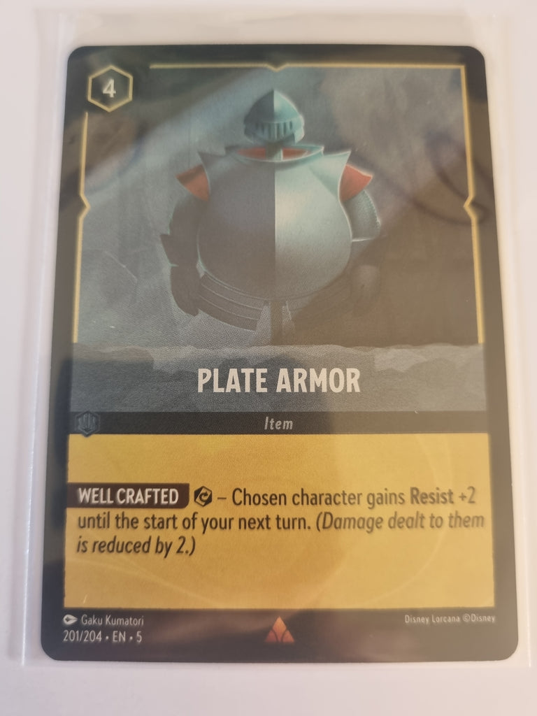 Shimmering Skies - FOIL - Plate Armor - 201/204 - Rare