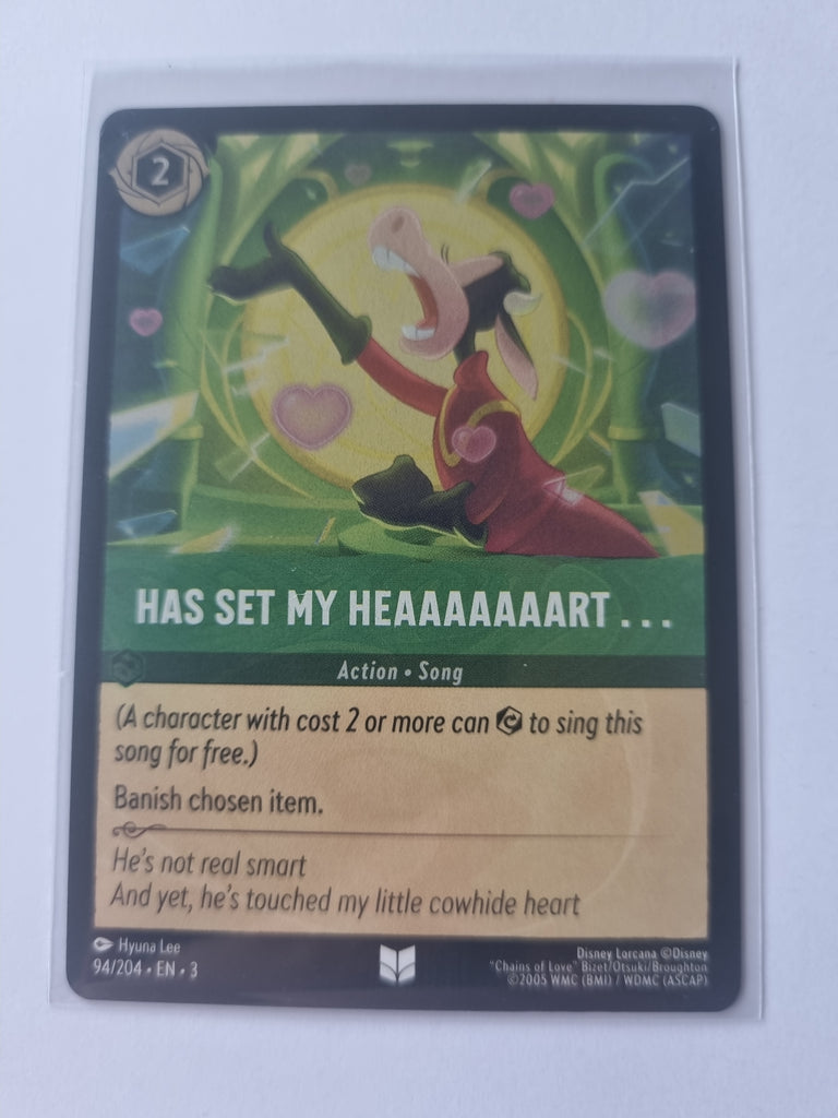 Into the Inklands - FOIL - Touched My Heart - 094/204 - Uncommon