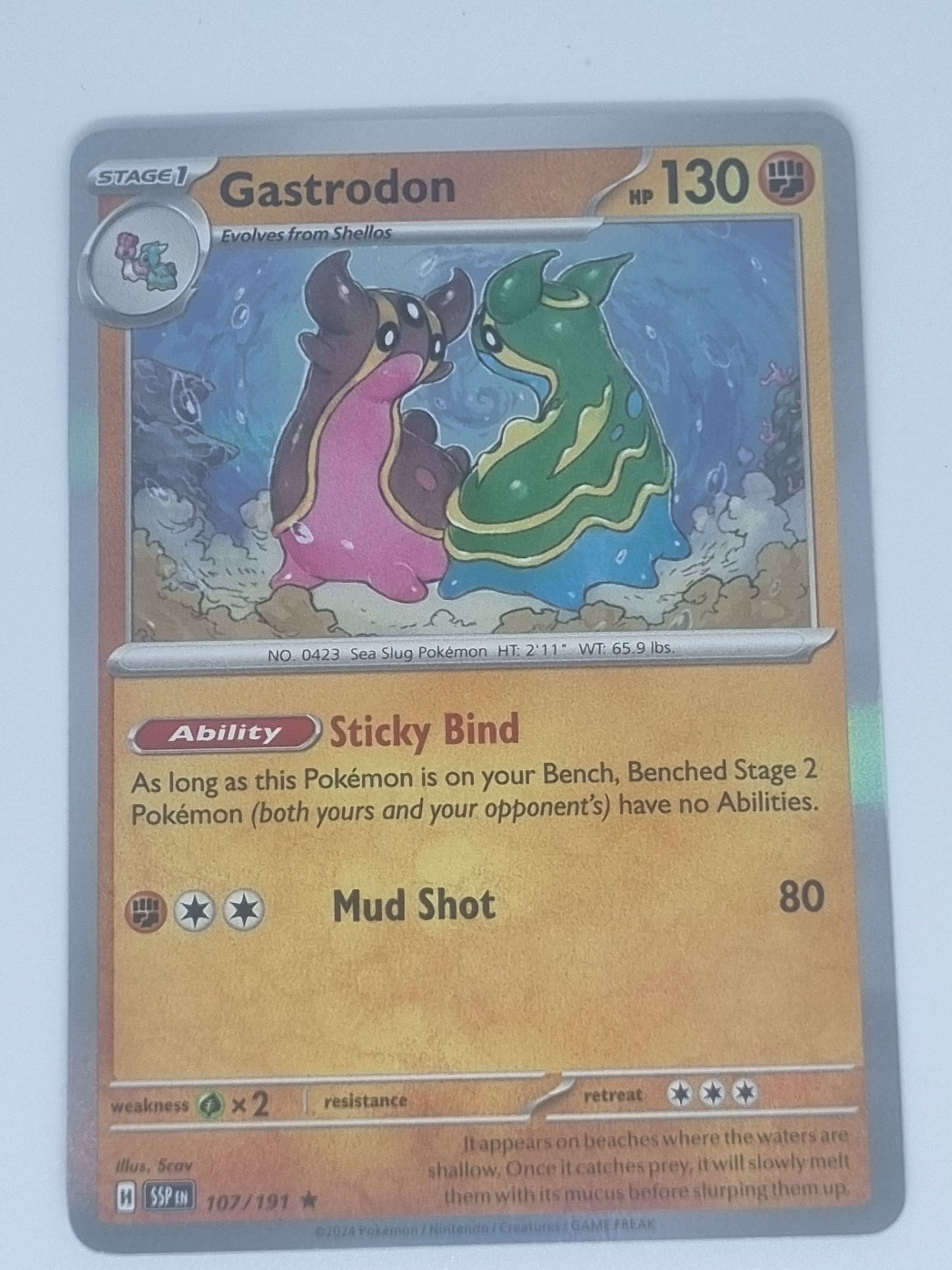 Pokemon TCG - Surging Sparks - #107/191 - Gastrodon