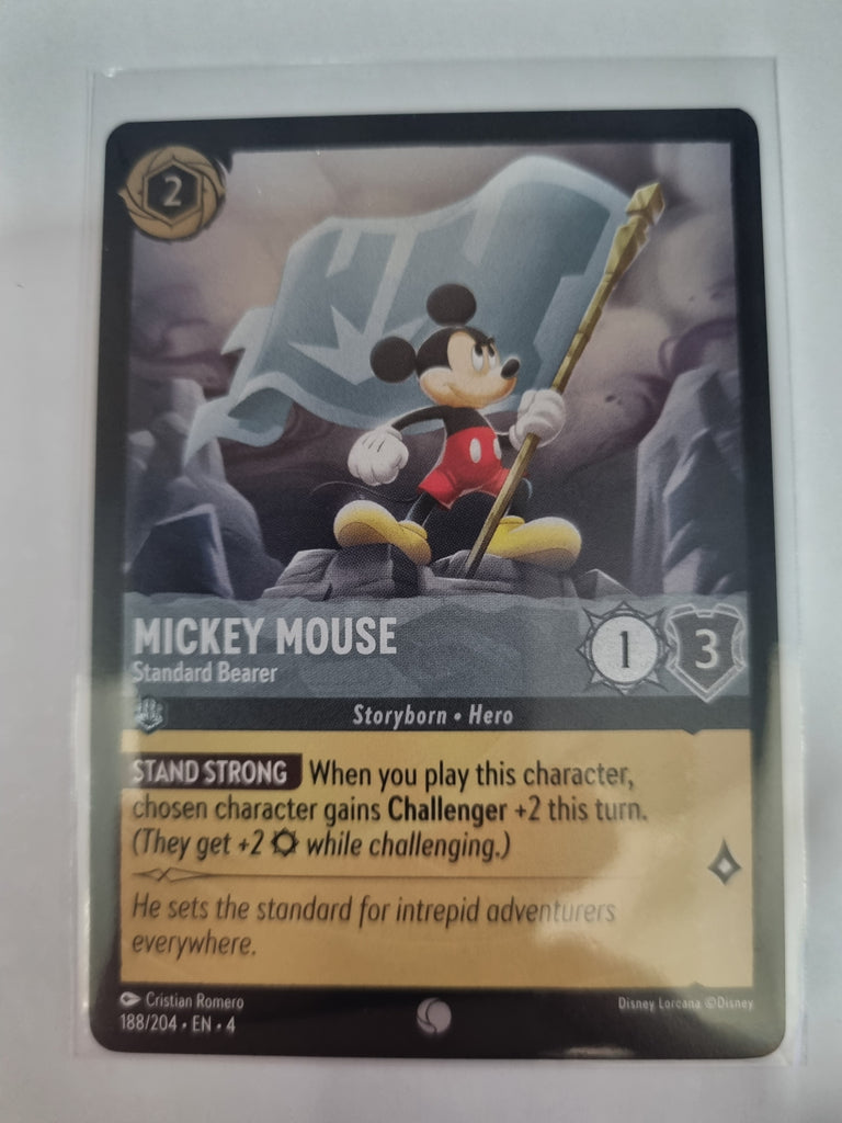 Ursula's Return - FOIL - Mickey Mouse - Standard Bearer - 188/204 - Common