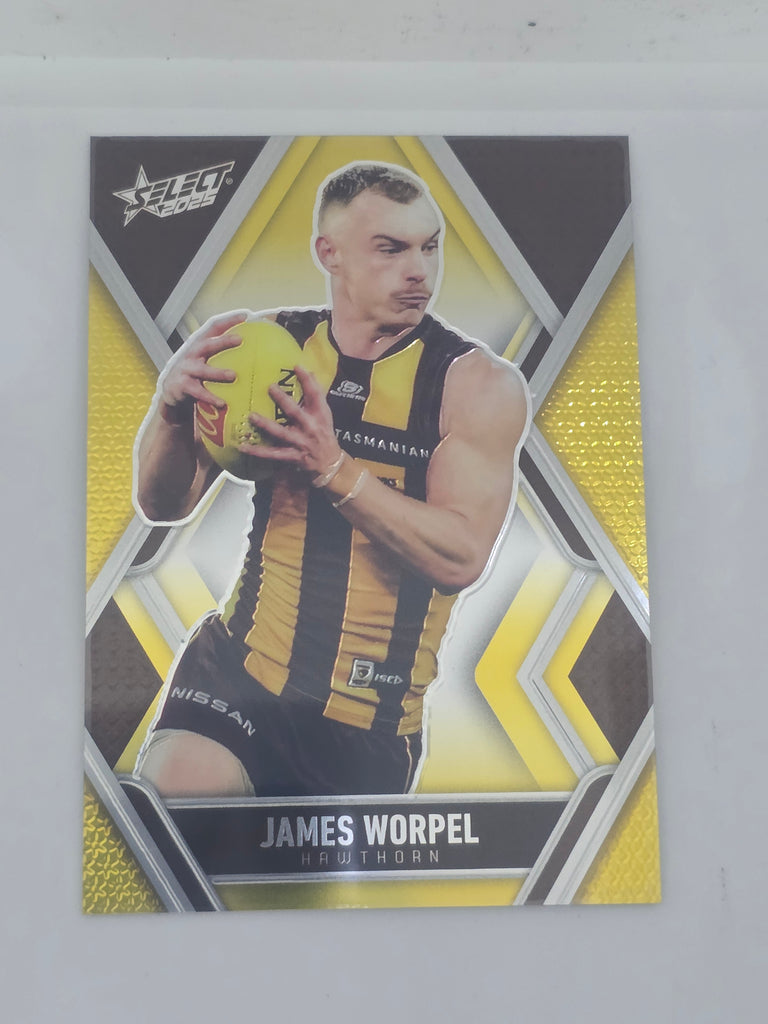 AFL Footy Stars 2025 | Luminous Base | #L110 | J. Worpel | Hawthorn