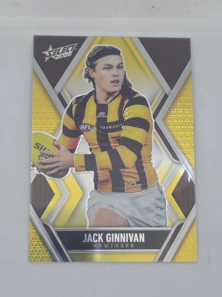AFL Footy Stars 2025 | Luminous Base | #L103 | J. Ginnivan | Hawthorn