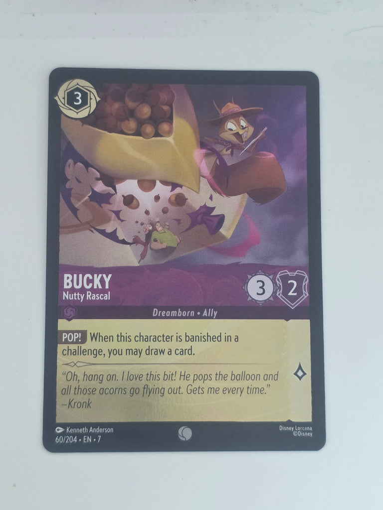 Lorcana | Archazia's Island | COLDFOIL | #60/204 | Bucky - Nutty Rascal | Common