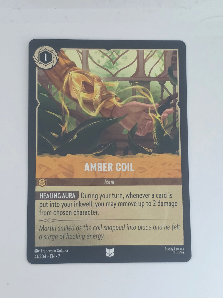 Lorcana | Archazia's Island | COLDFOIL | #41/204 | Amber Coil | U/C