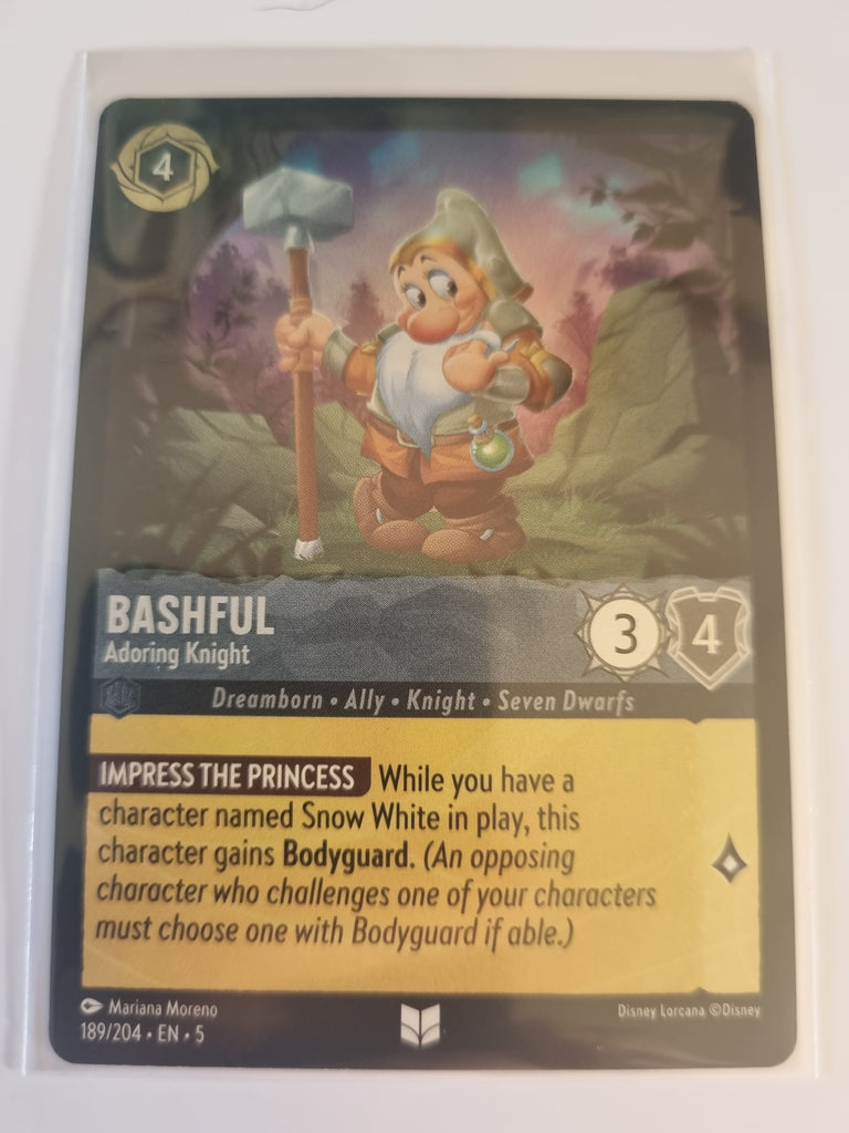 Shimmering Skies - FOIL - Bashful - Adoring Knight - 189/204 - Uncommon