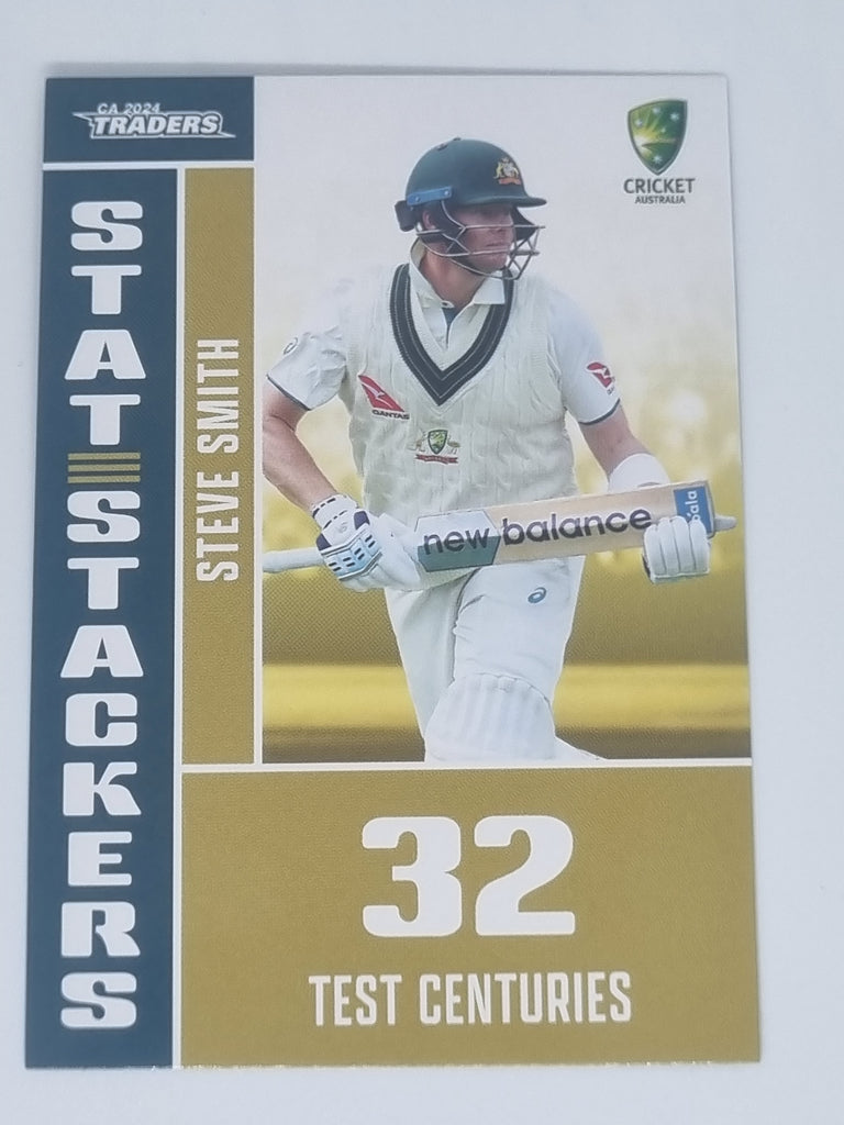 2024-25 LUXE Cricket - Stat Stackers - #SS01 - Steve Smith - Australia Men's