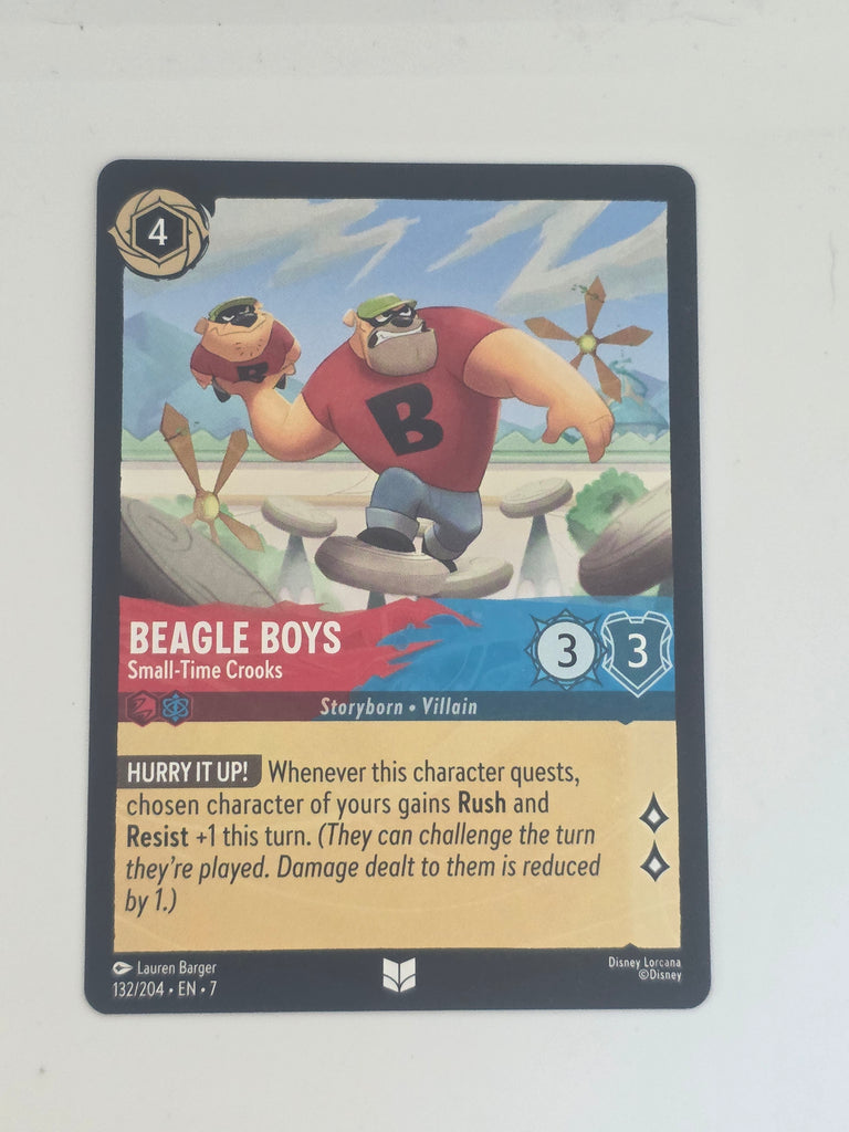 Lorcana | Archazia's Island | #132/204 | Beagle Boys - Small-time Crooks | U/C