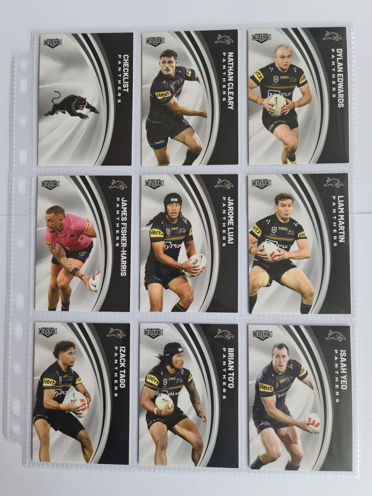 2024 Elite NRL - Base Team Set 9 Cards - Panthers