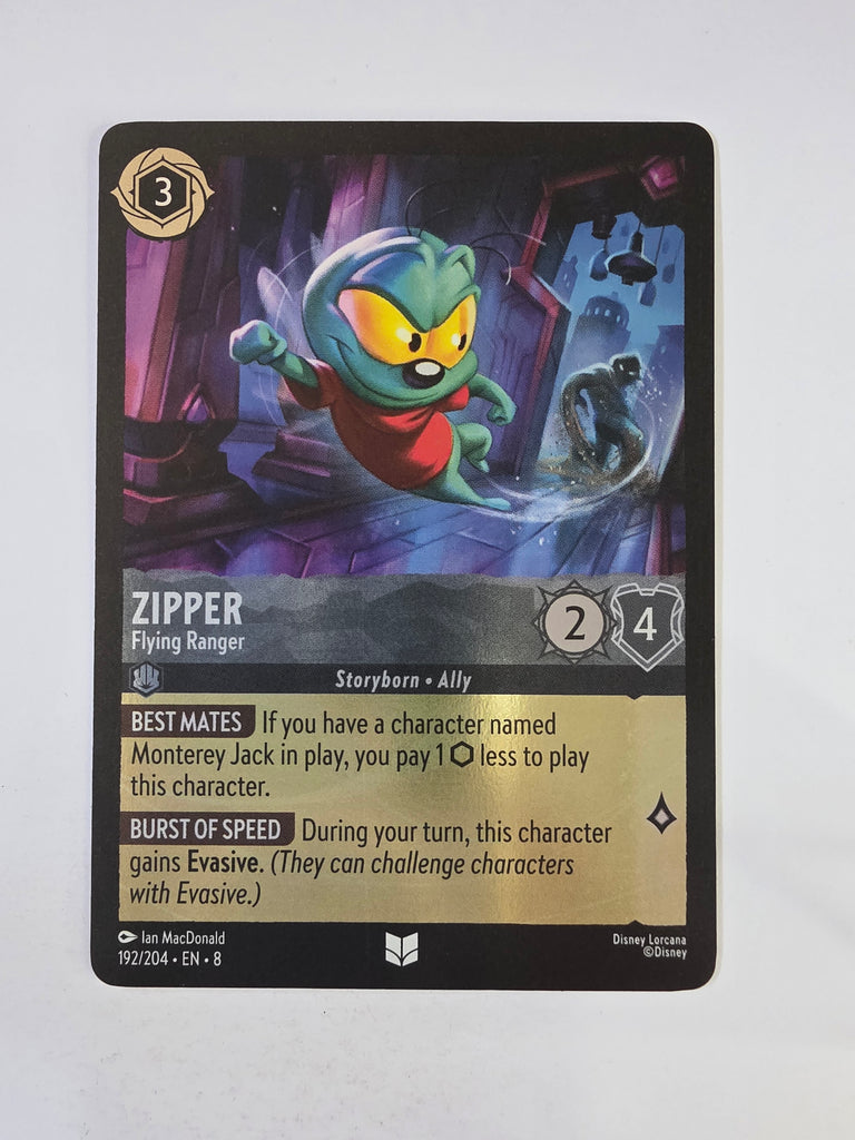 Disney Lorcana Reign of Jafar | Coldfoil | Zipper Flying Ranger | #192 | Uncommon