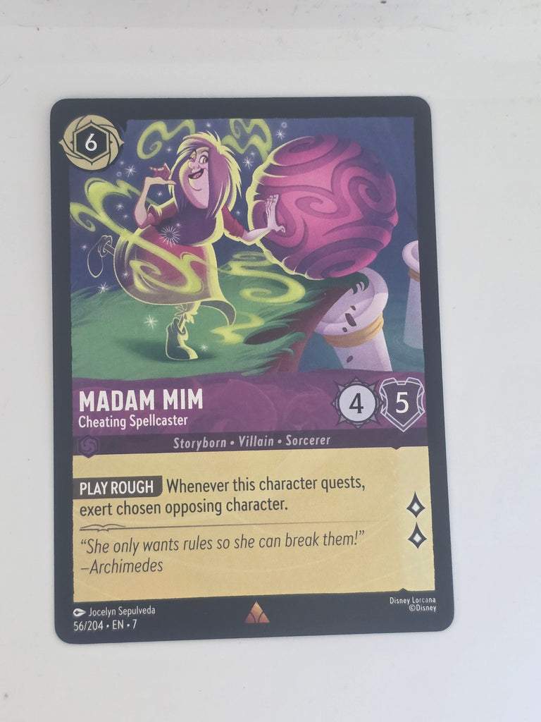 Lorcana | Archazia's Island | #56/204 | Madam Mim - Cheating Spellcaster | Rare