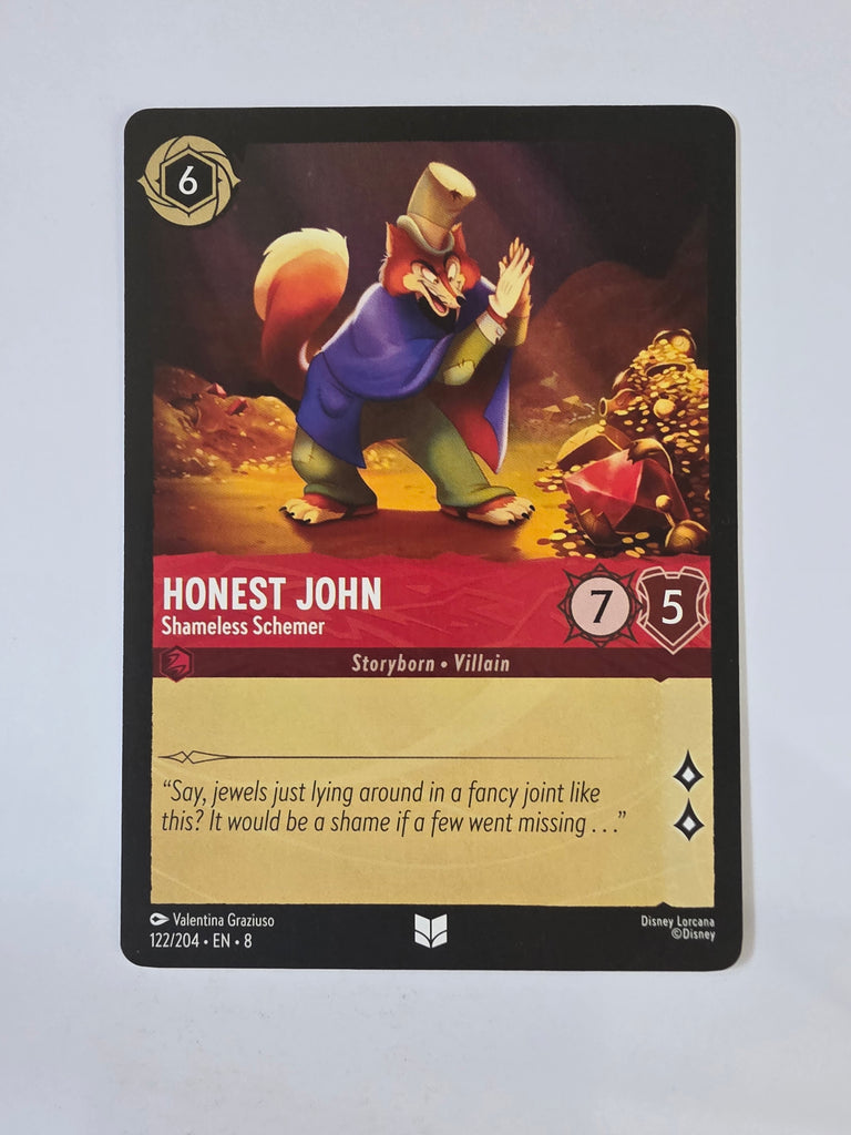 Disney Lorcana Reign of Jafar | Honest John Shameless Schemer | #122 | Uncommon