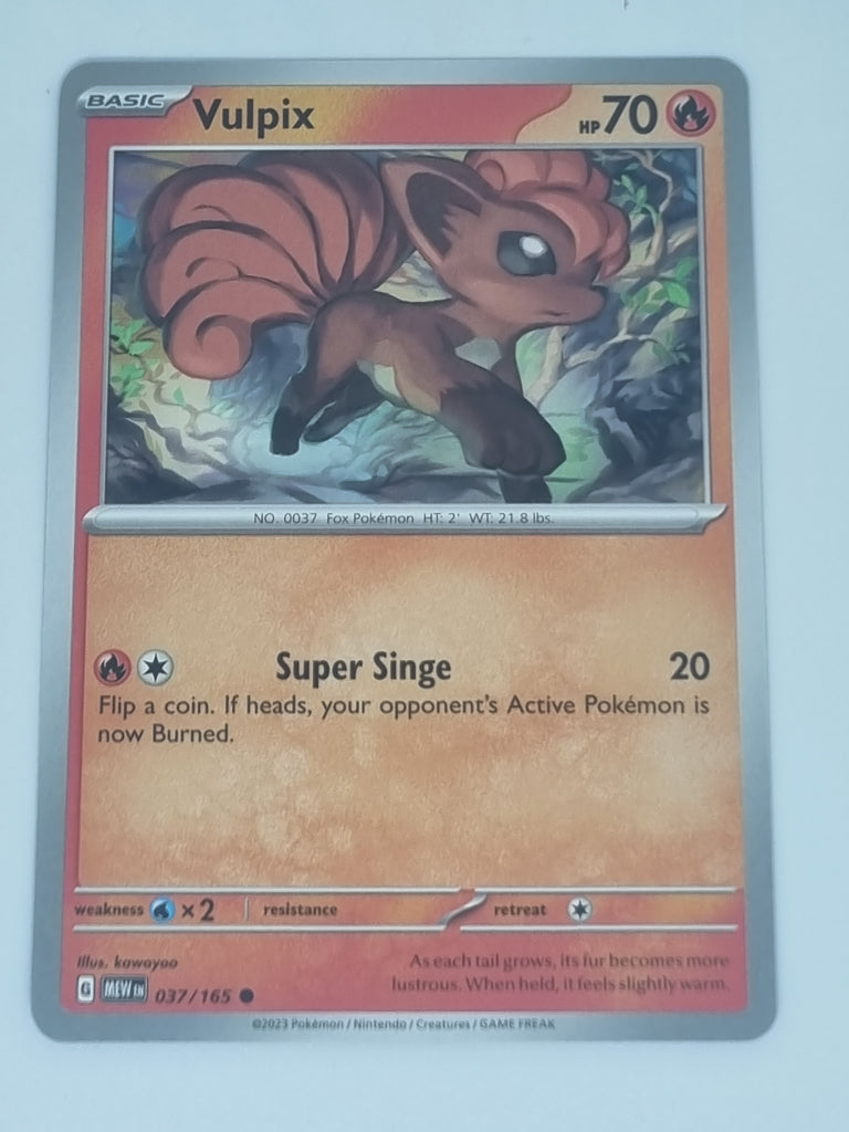 Pokemon TCG - Pokemon 151 - #037/165 - Vulpix - Common