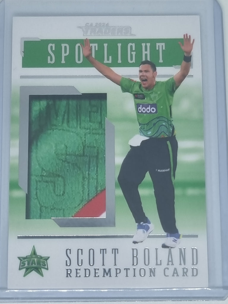 2024-25 LUXE Cricket - Spotlight Jersey Patch #S01 Scott Boland #059/150 Stars